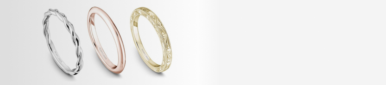 Yellow Gold Wedding Bands - Women's