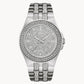 Bulova Men's Swarovski Crystal Stainless Steel Watch