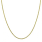 14 Karat Yellow Gold 20 Inch 2mm Sparkle Rope Chain