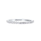 1/4 Ctw Daphne Diamond Wedding Band in 14 Karat White Gold