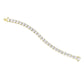 19 Ctw Lab Grown Diamond Tennis Bracelet in 14 Karat Yellow Gold