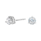 1 Ctw Daphne Diamond Round Diamond Stud Earrings in 14 Karat White Gold