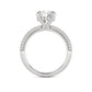 Above Love Star Lab Grown Diamond Engagement Ring in White Gold (2 3/8 Ctw)