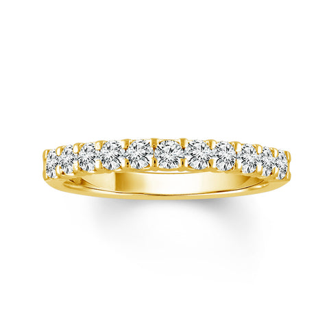 1/3 Ctw Diamond Wedding Band in 14 Karat Yellow Gold