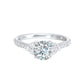 1/3 Ctw Daphne Diamond Engagement Ring Setting in 14 Karat White Gold