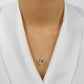 Rhythm of Love Lab Created Heart Shape Ruby Pendant in Sterling Silver