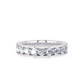 1 Ctw Classic Channel Set Diamond Wedding Band in 14 Karat White Gold