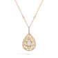 Robert Irwin Couture Mumtaz Pear Tri-Color Pendant