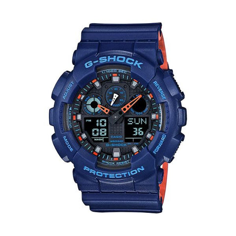 G-SHOCK Analog-Digital Men's Watch Military Series Navy GA100L-2A