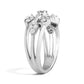 Robert Irwin Couture Fiori Marquise Shaped Multi Row Fashion Ring