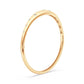 1/2 Ctw Domed Diamond Bangle Bracelet in 14 Karat Yellow Gold