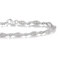 1/3 Ctw Round Cut Diamond Shape Fashion Bracelet in 10K White Gold