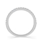 1/5 Ctw Diamond Wedding Band in 14 Karat White Gold