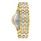 Bulova Octava Men's Gold Pave Dial Crystal Watch 98C126