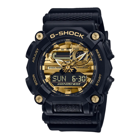 G-SHOCK Analog-Digital Black and Gold Men's Watch GA900AG-1A