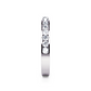 1/3 Ctw Classic Channel Set Diamond Wedding Band in 14 Karat White Gold