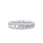 1 Ctw Classic Micro Pave Diamond Wedding Band in 14 Karat White Gold