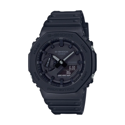 G-SHOCK Minimalist Black Carbon Fiber Men's Watch GA2100-1A1