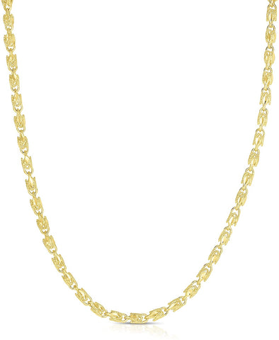 10 Karat Yellow Gold 24 Inch 4mm Turkish Rope Chain