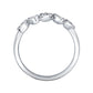 Love Story 3/8 Ctw Bezel Set Diamond Band in 14 Karat White Gold