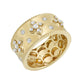 1/2 Ctw Wide Diamond Fashion Ring In 14 Karat Yellow Gold