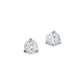 1/2 Ctw Daphne Diamond Round Diamond Stud Earrings in 14 Karat White Gold