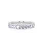 3/4 Ctw Classic Channel Set Diamond Wedding Band in 14 Karat White Gold