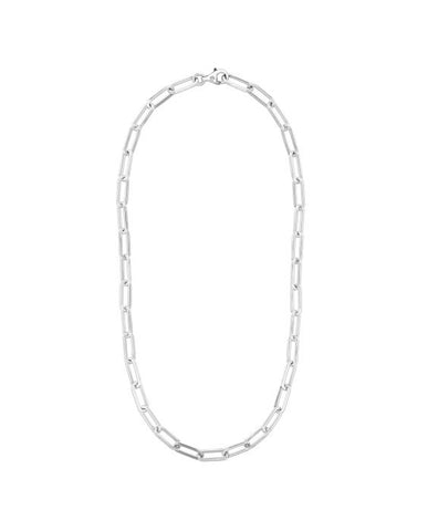 Sterling Silver 18 Inch 3mm Paperclip Chain With Lobster Clasp