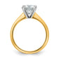 2.00 Carat Round Lab Grown Diamond Solitaire Engagement Ring in 14 Karat Yellow Gold