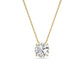 Above Love Star Lab Grown Diamond Solitaire Pendant in Yellow Gold (1 3/4 Ct)