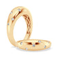 1/5 Ctw Domed Diamond Ring in 14 Karat Yellow Gold