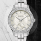 Ladies' Bulova Phantom Crystal Accent Watch With Mother of Pearl Dial 96L291