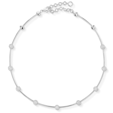 Robert Irwin Couture Fiori Round Bar Necklace