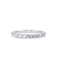 1/2 Ctw Classic Shared Prong Diamond Wedding Band in 14 Karat White Gold