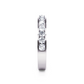 1/2 Ctw Classic Channel Set Diamond Wedding Band in 14 Karat White Gold