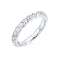 1/2 Ctw Daphne Diamond Wedding Band in 14 Karat White Gold