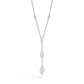 Robert Irwin Couture Fiori Marquise Bar 3 Station Necklace