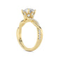 Above Love Star Lab Grown Diamond Engagement Ring in Yellow Gold (2 1/3 Ctw)