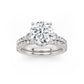 Above Love Star Lab Grown Diamond Wedding Set in White Gold (2 3/4 Ctw)