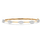 Robert Irwin Couture Fiori Marquise Bar Bangle