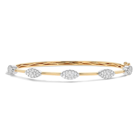 Robert Irwin Couture Fiori Marquise Bar Bangle