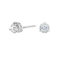 3/4 Ctw Daphne Diamond Round Diamond Stud Earrings in 14 Karat White Gold