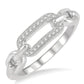 Paper Clip Diamond Ring - 1/10 Carat