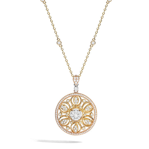 Robert Irwin Couture Mumtaz Tri-Color Pendant