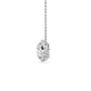 Above Love Star Lab Grown Diamond Halo Pendant in White Gold (1 3/4 Ctw)