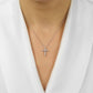 1/10 Ctw Diamond Cross Pendant in Sterling Silver