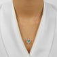 Rhythm of Love Lab Created Heart Shape Emerald Pendant in Sterling Silver