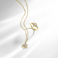 1/8 Ctw Diamond Star Pendant in 14 Karat Yellow Gold