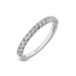 18 Karat White Gold Simon G. Diamond Wedding Band