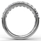 14 Karat White Gold Fana 5/8 Carat Round Diamond Wedding Band